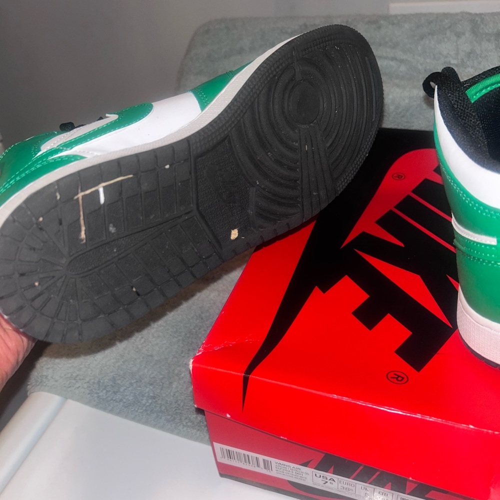 Nike Green and White Women's Sneakers